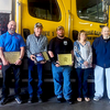 Pictured Sheriff Barry Fitzgibbons, Bobby Schempp, Lester Kiehl, Trevor Moe, Rebecca Campbell, Dennis Campbell, and Pelican Rapids Fire Chief Shad Hanson, at a special presentation of “Life Saving Awards” at the Pelican Rapids Fire Hall April 25.