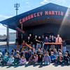 Otter Tail County, Pelican City, Pelican Schools representatives and Viking Elementary students participated in the April 25 ribbon-cutting ceremony.